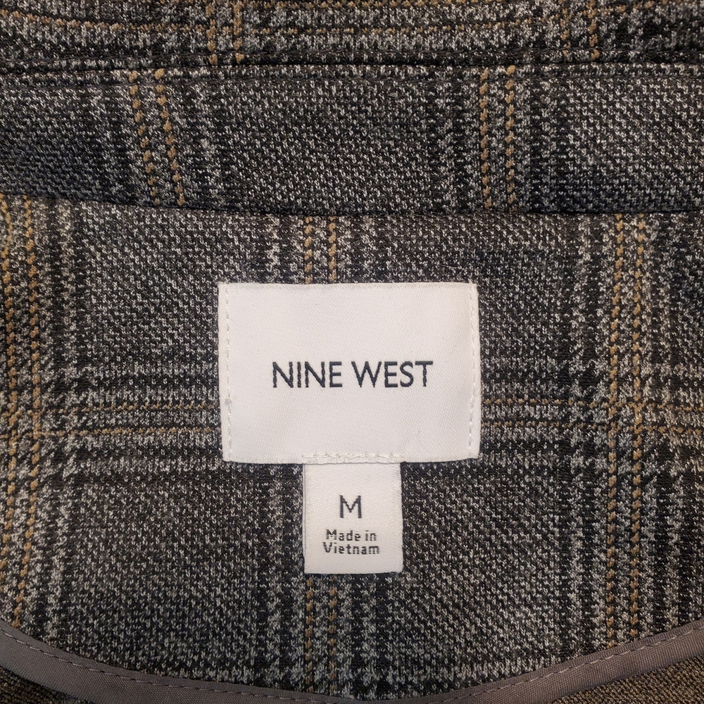 Nine West Gray Checkered Blazer - Picture 5 of 5
